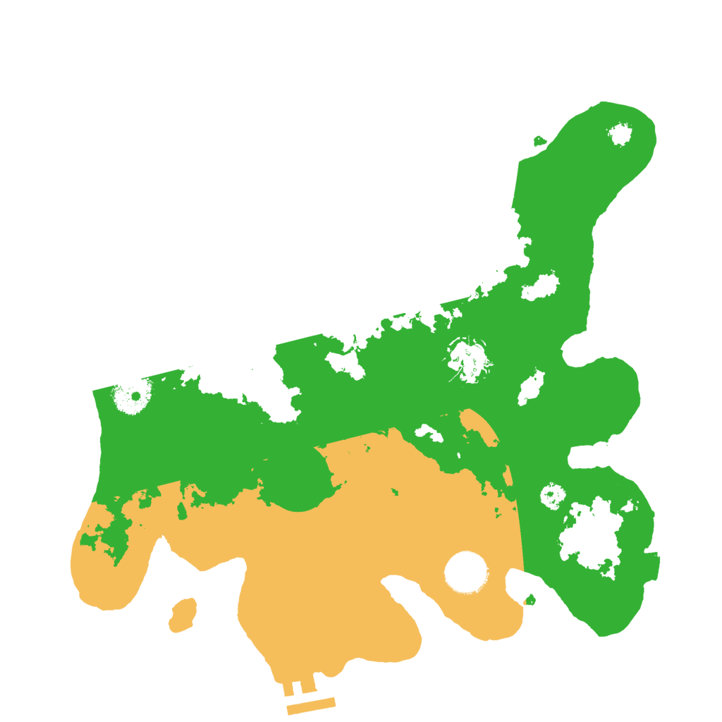 Biome Rust Map: Procedural Map, Size: 3000, Seed: 966745