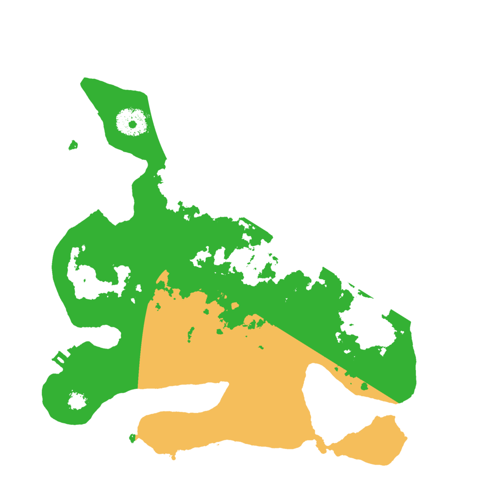 Biome Rust Map: Procedural Map, Size: 2600, Seed: 1058478376