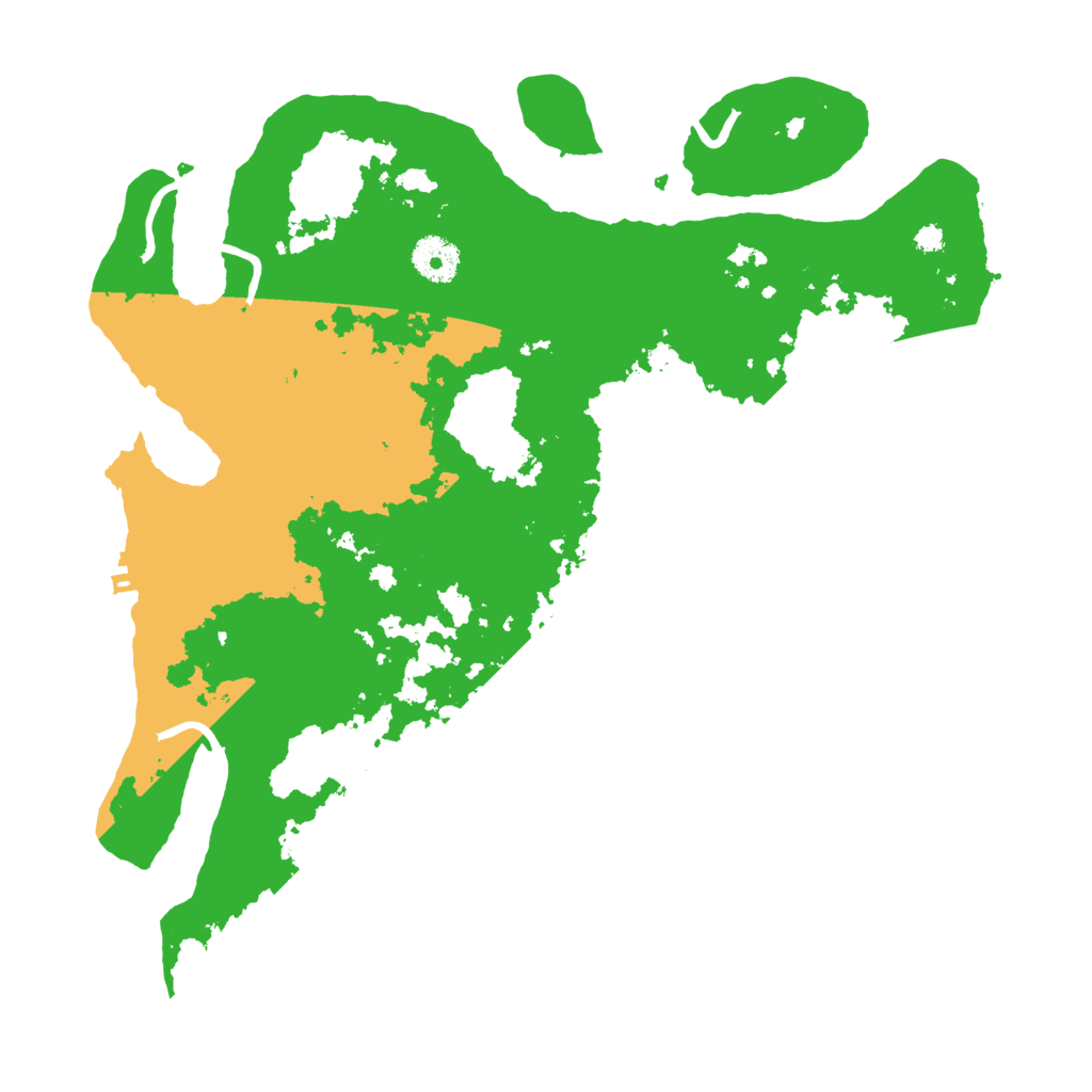 Biome Rust Map: Procedural Map, Size: 3550, Seed: 35782