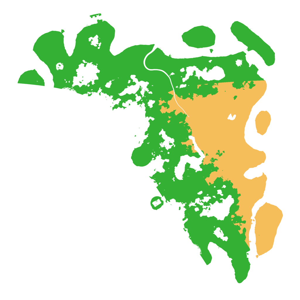 Biome Rust Map: Procedural Map, Size: 4000, Seed: 154838