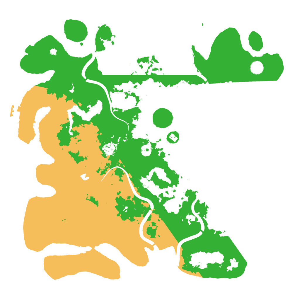 Biome Rust Map: Procedural Map, Size: 4000, Seed: 494096