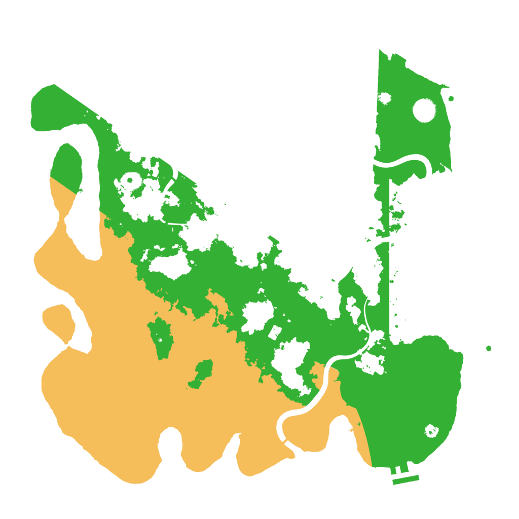 Biome Rust Map: Procedural Map, Size: 3950, Seed: 1654718618