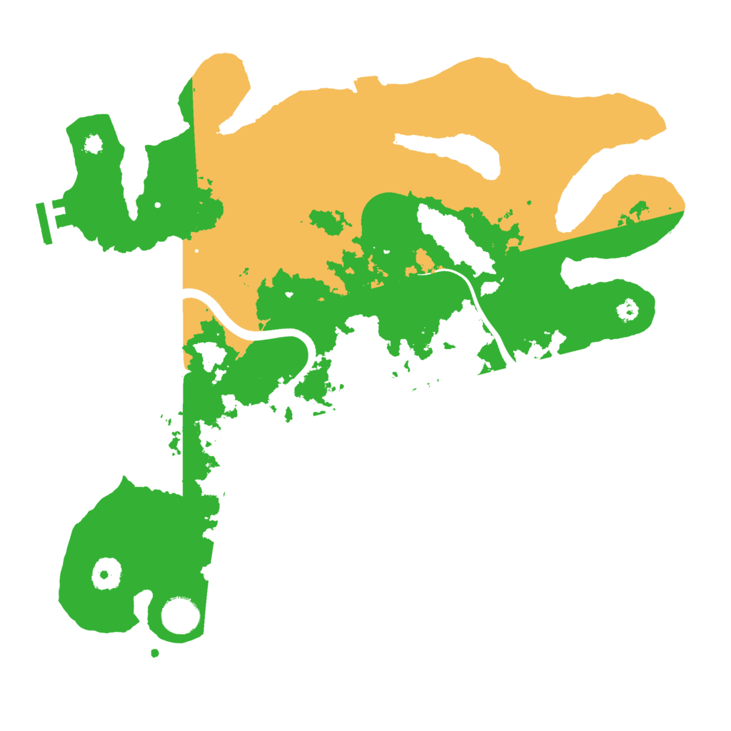Biome Rust Map: Procedural Map, Size: 3500, Seed: 1338888079