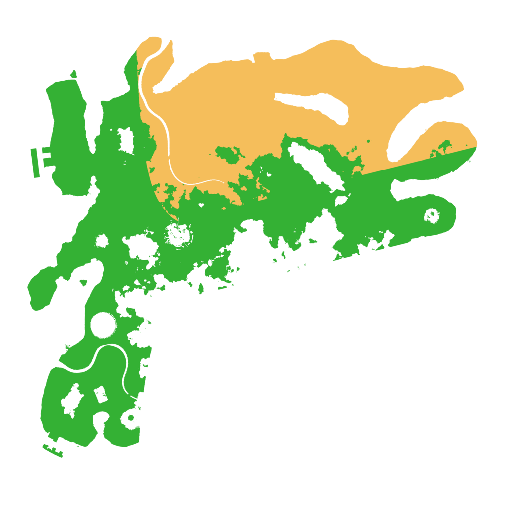 Biome Rust Map: Procedural Map, Size: 3500, Seed: 1338888079