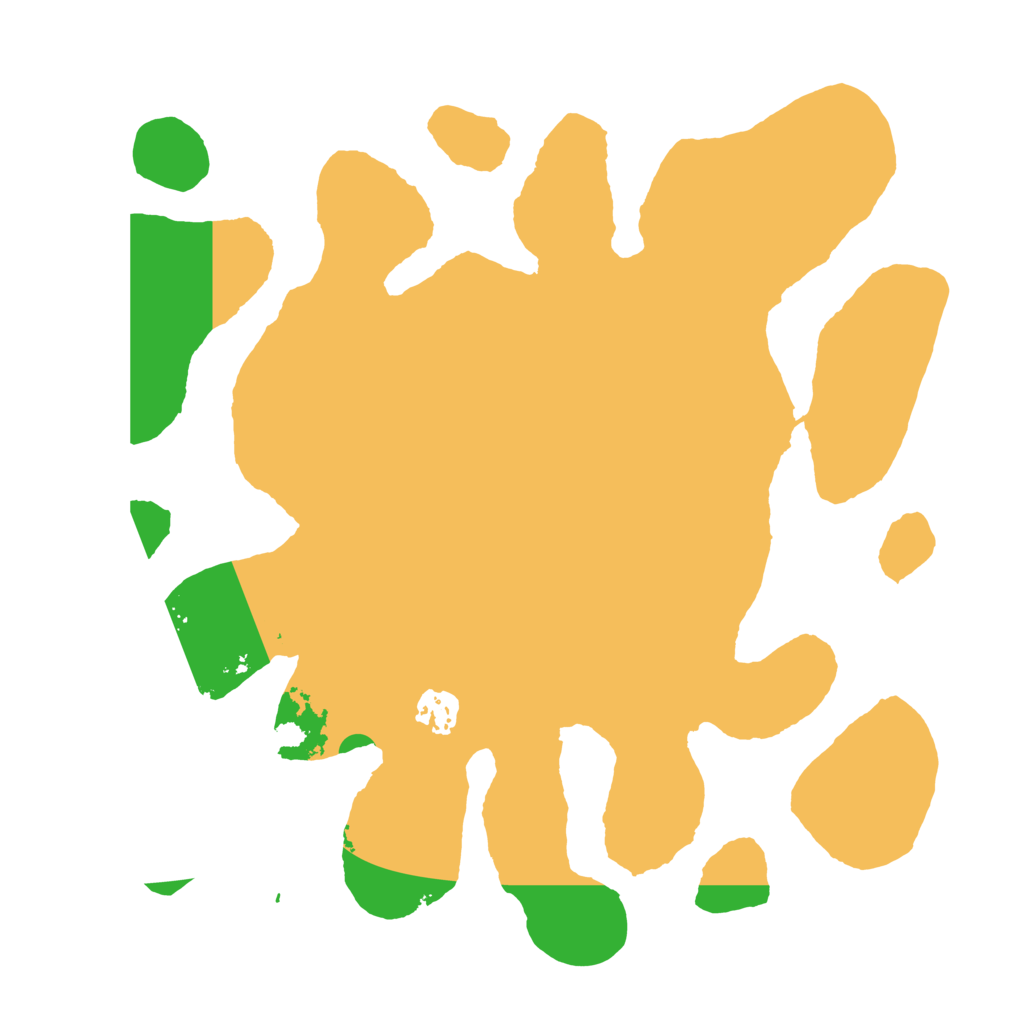 Biome Rust Map: Barren, Size: 3500, Seed: 31225563