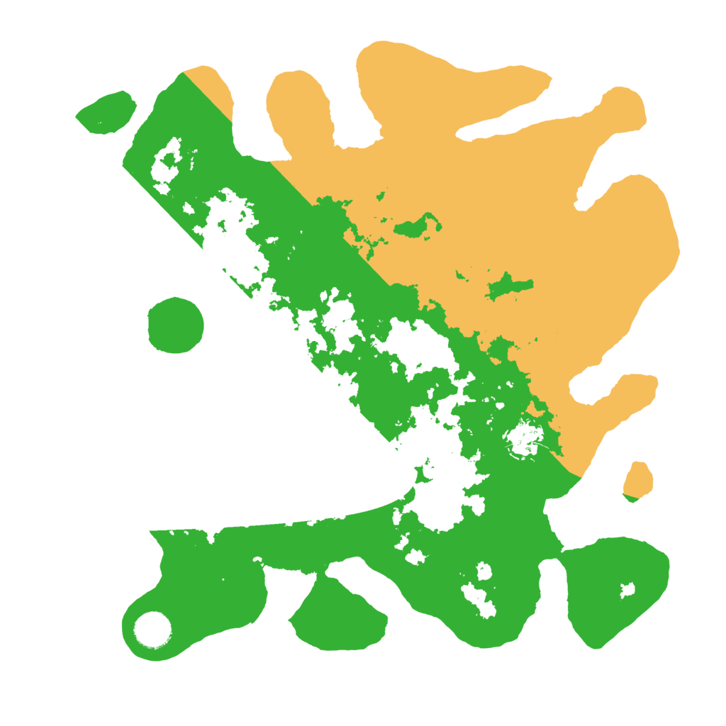 Biome Rust Map: Barren, Size: 3500, Seed: 110