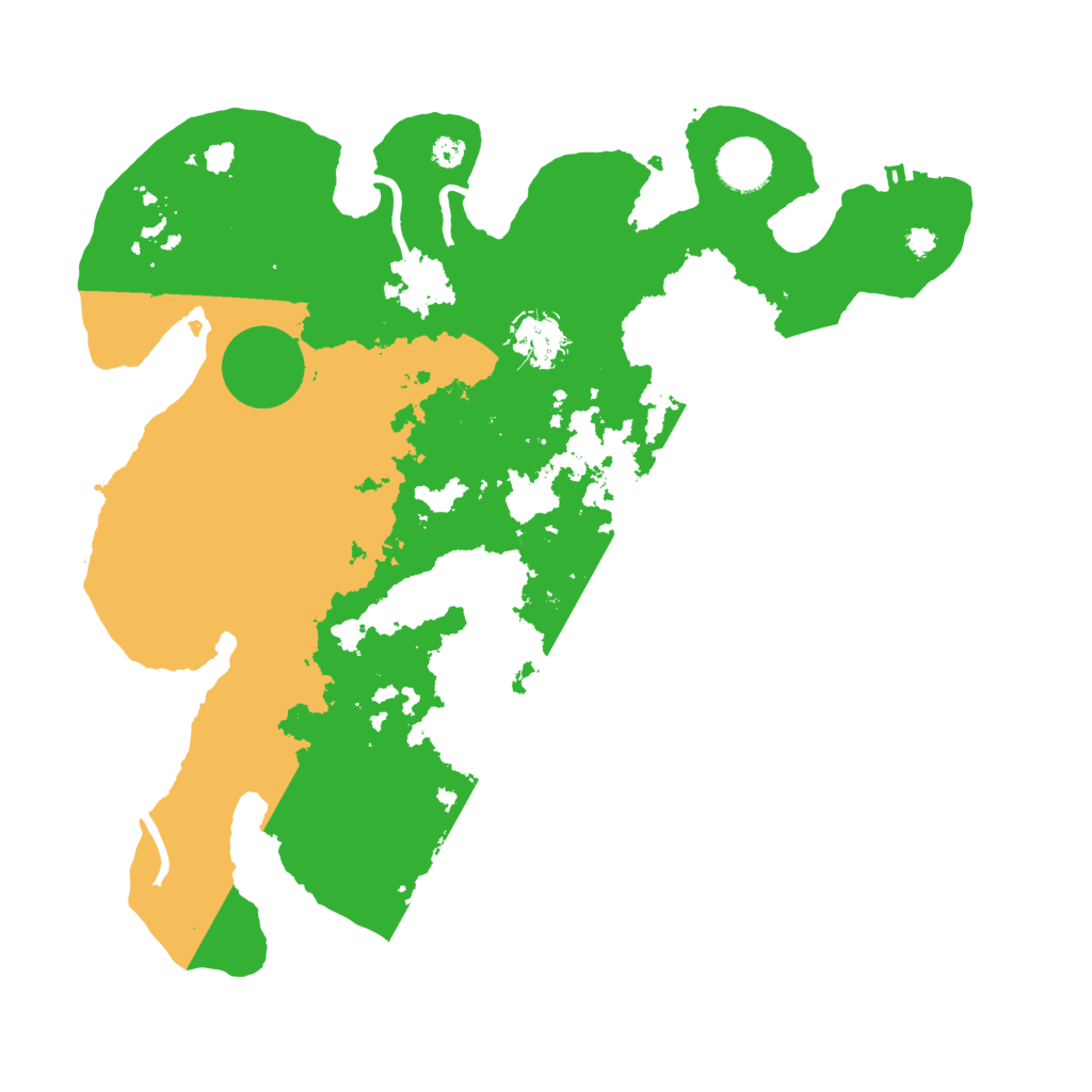 Biome Rust Map: Procedural Map, Size: 3500, Seed: 351511314