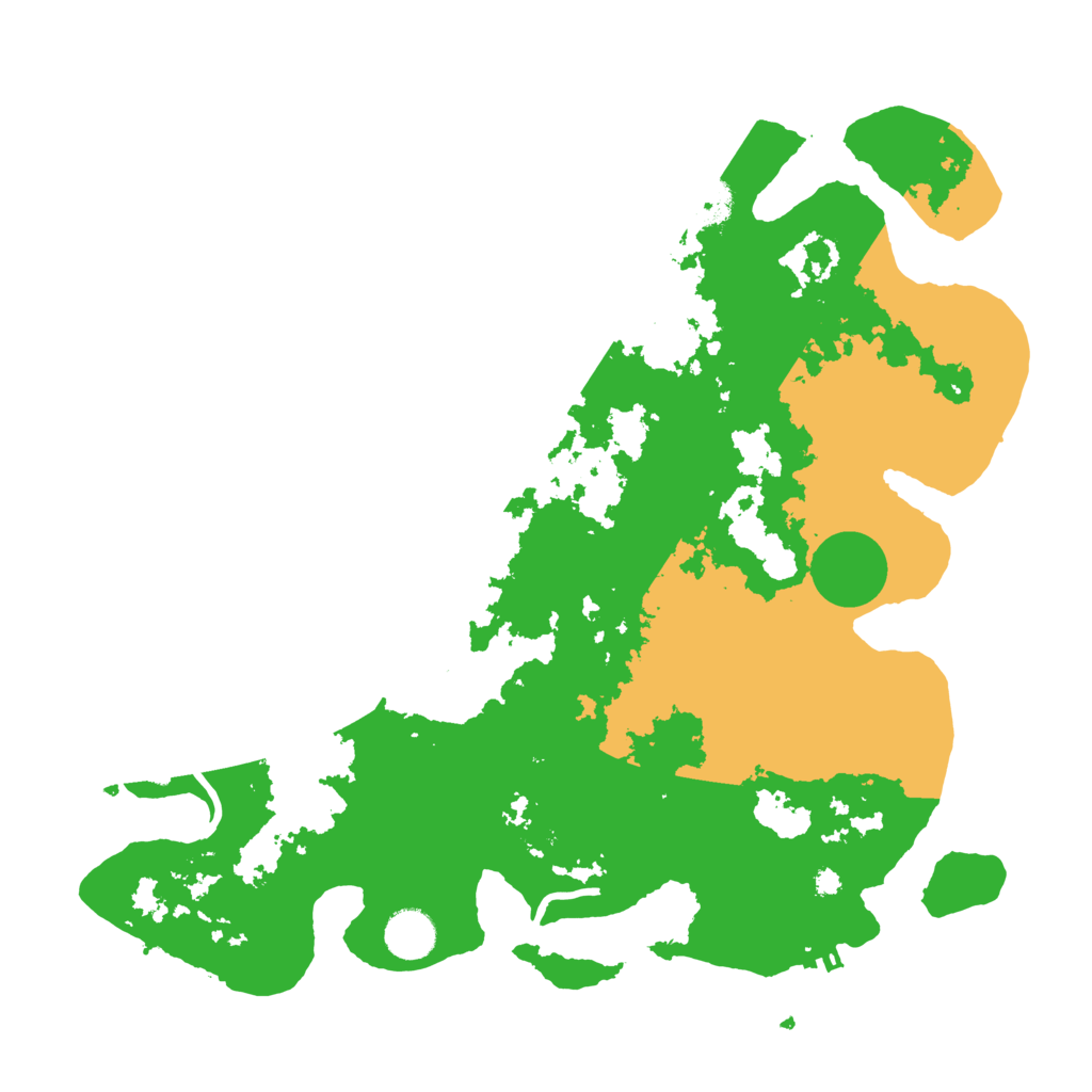 Biome Rust Map: Procedural Map, Size: 3800, Seed: 87449