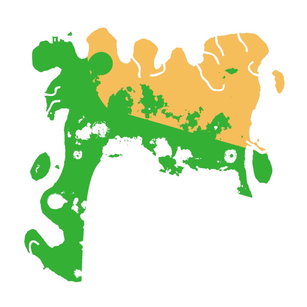 Biome Rust Map: Procedural Map, Size: 3500, Seed: 127017015