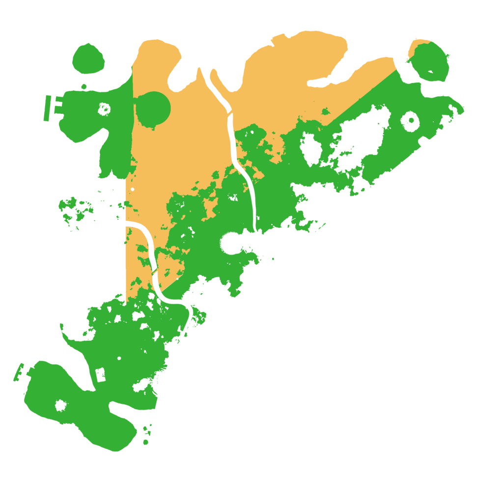 Biome Rust Map: Procedural Map, Size: 3950, Seed: 2142063710