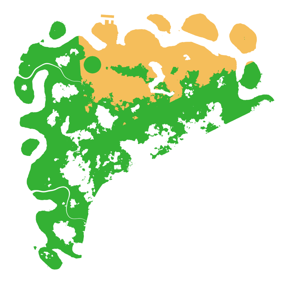 Biome Rust Map: Procedural Map, Size: 4500, Seed: 1630584423