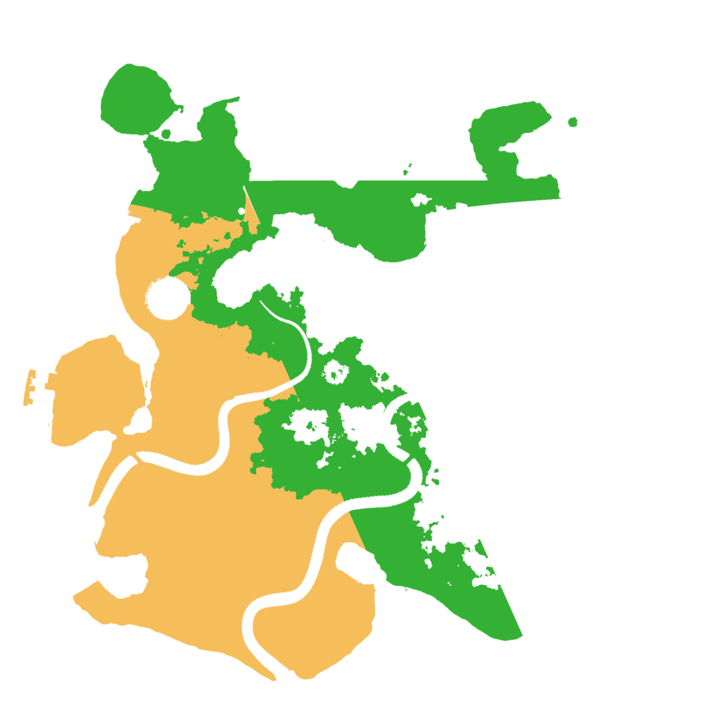 Biome Rust Map: Procedural Map, Size: 3000, Seed: 2272