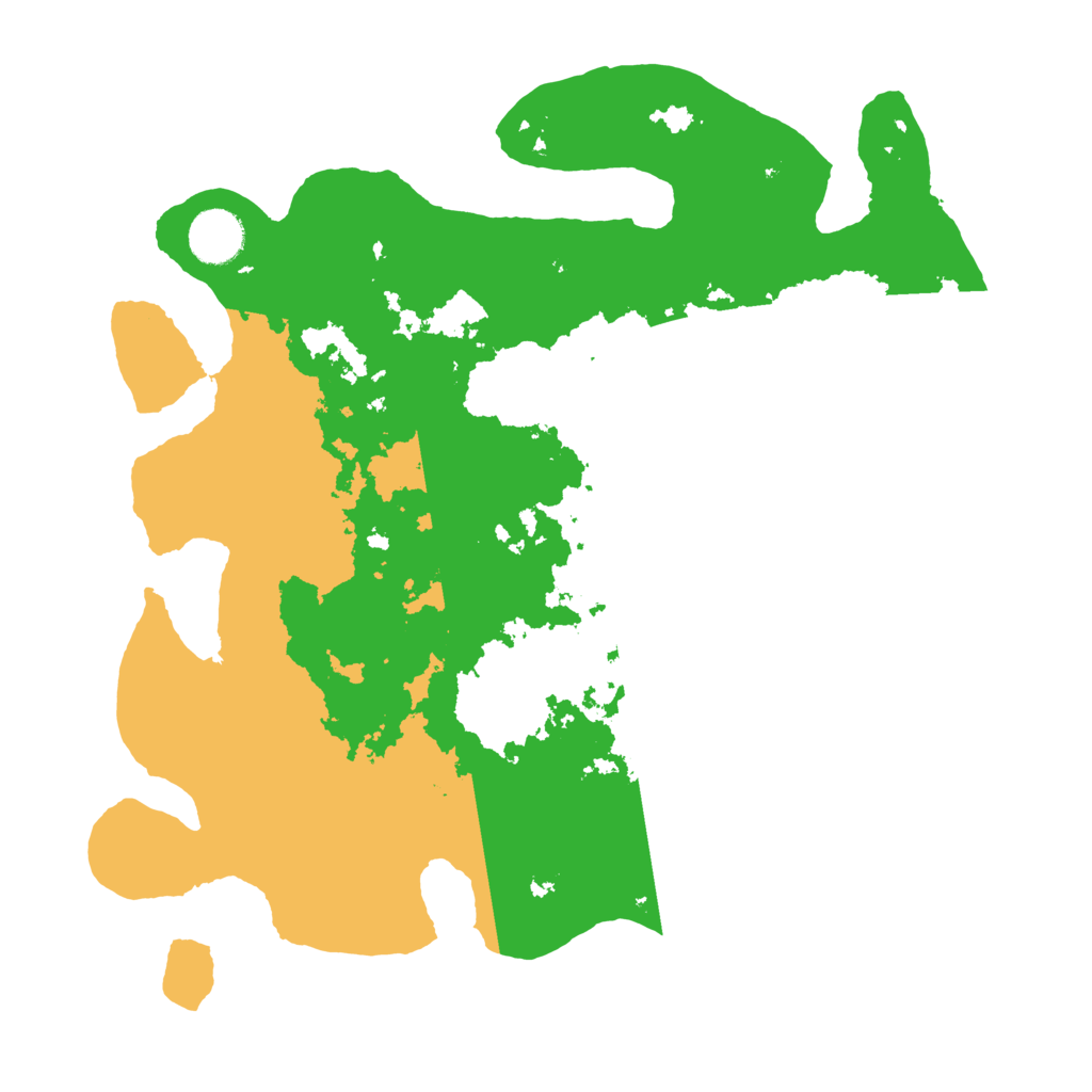 Biome Rust Map: Barren, Size: 3500, Seed: 232414