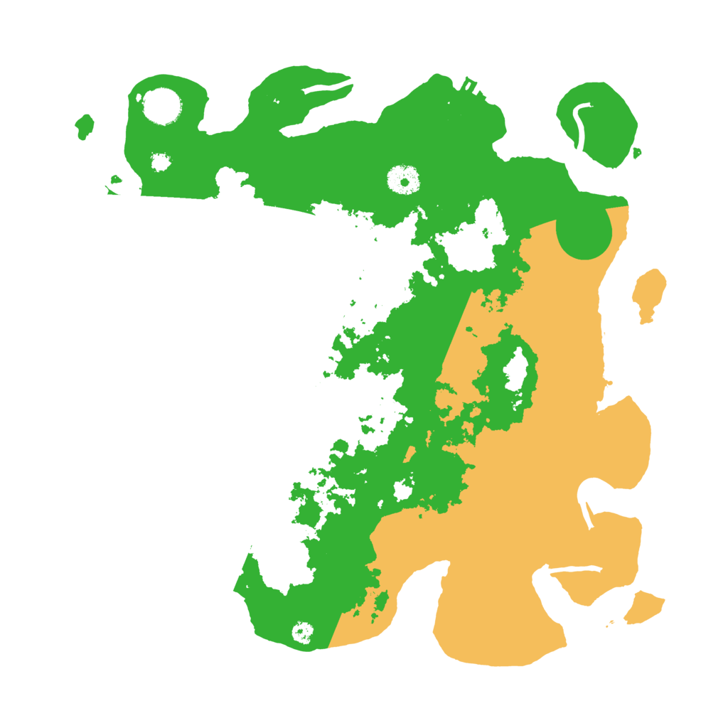 Biome Rust Map: Procedural Map, Size: 3500, Seed: 128014