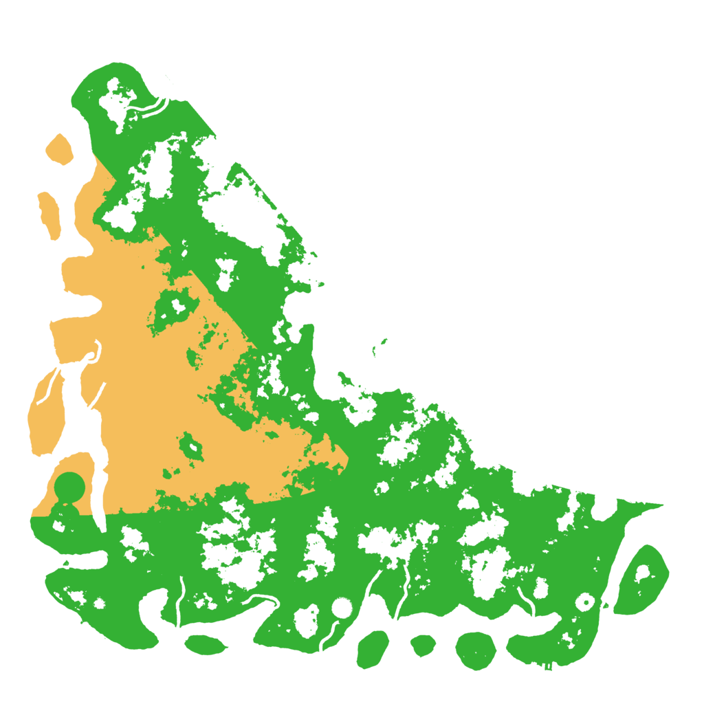 Biome Rust Map: Procedural Map, Size: 6000, Seed: 1234567890