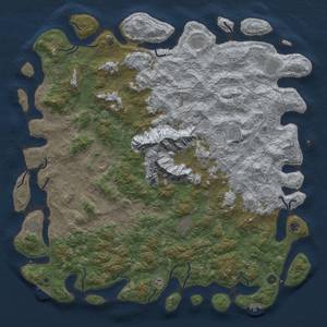 Thumbnail Rust Map: Procedural Map, Size: 6000, Seed: 1234567890, 19 Monuments