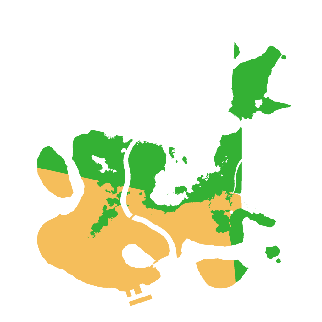 Biome Rust Map: Procedural Map, Size: 2800, Seed: 1310