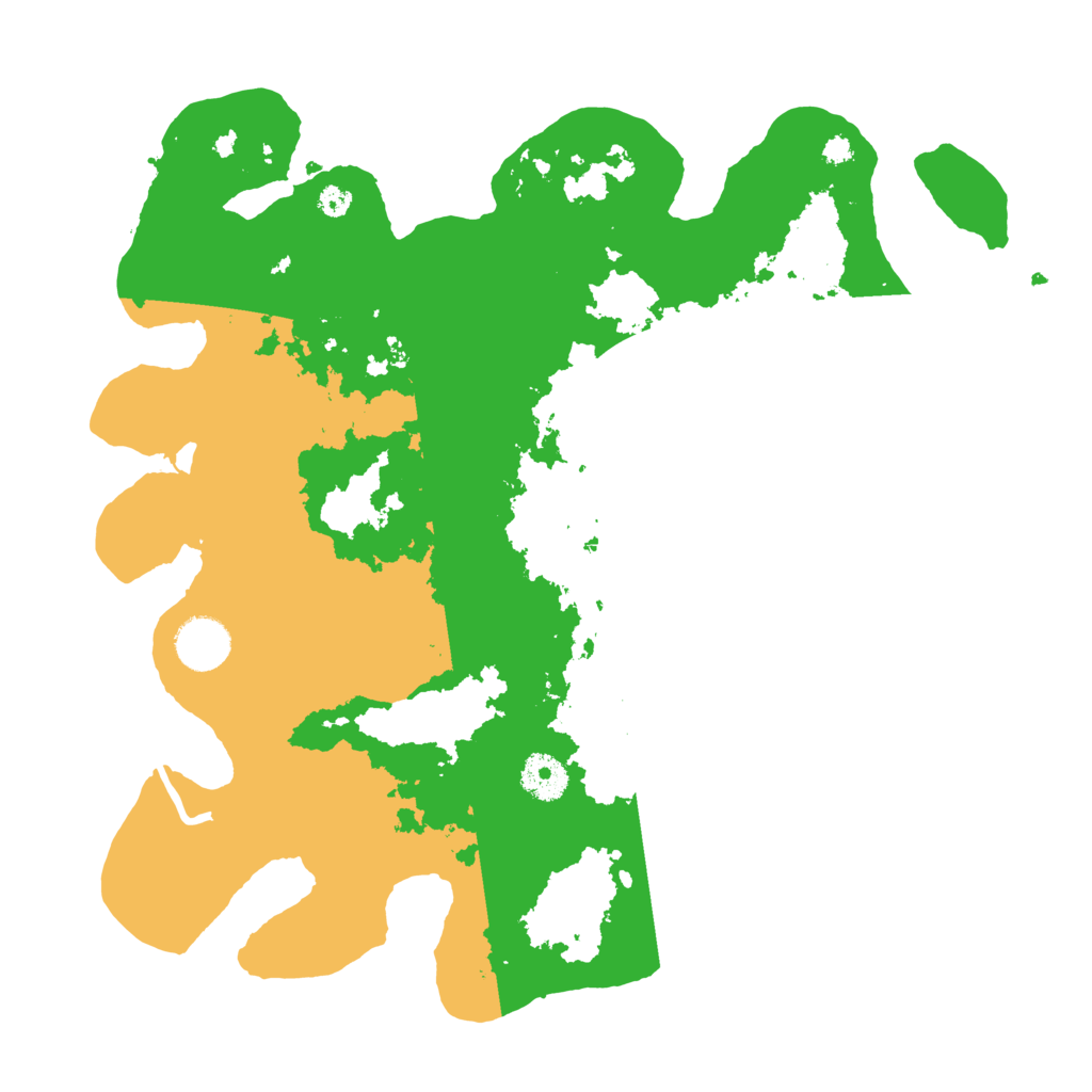Biome Rust Map: Procedural Map, Size: 3550, Seed: 544505