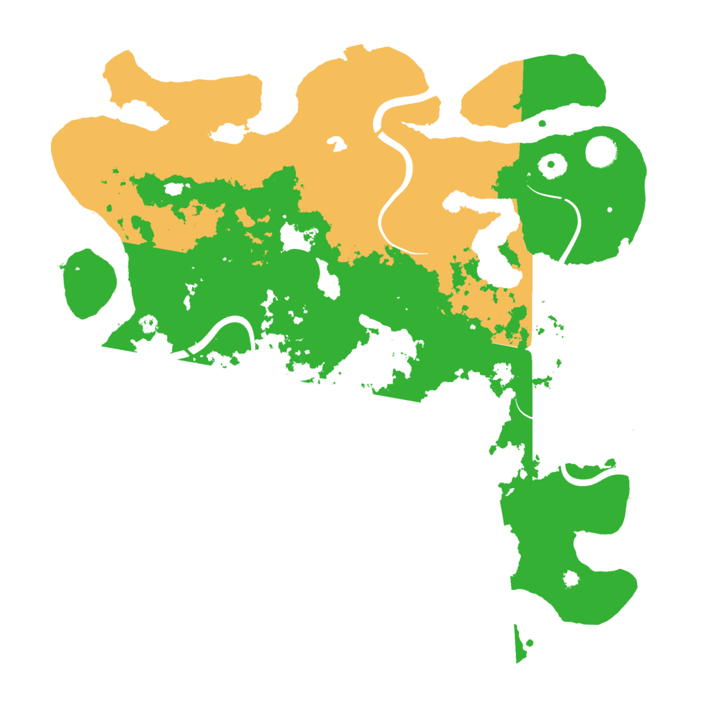 Biome Rust Map: Procedural Map, Size: 4000, Seed: 681265