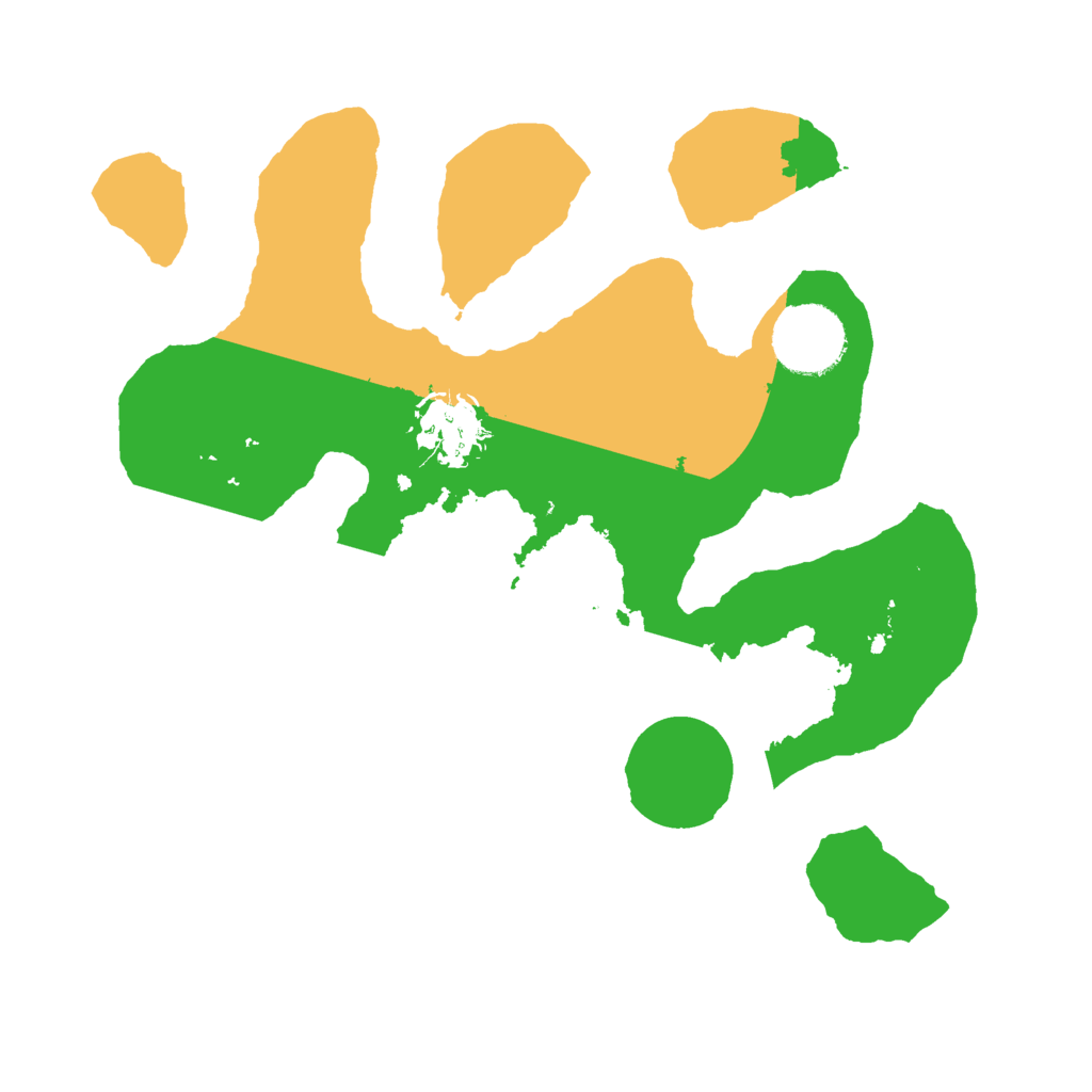 Biome Rust Map: Barren, Size: 2750, Seed: 2147483647