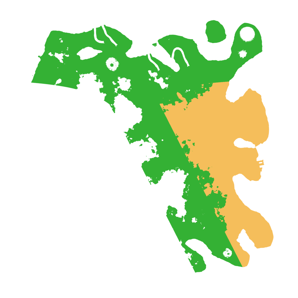 Biome Rust Map: Procedural Map, Size: 3550, Seed: 553427