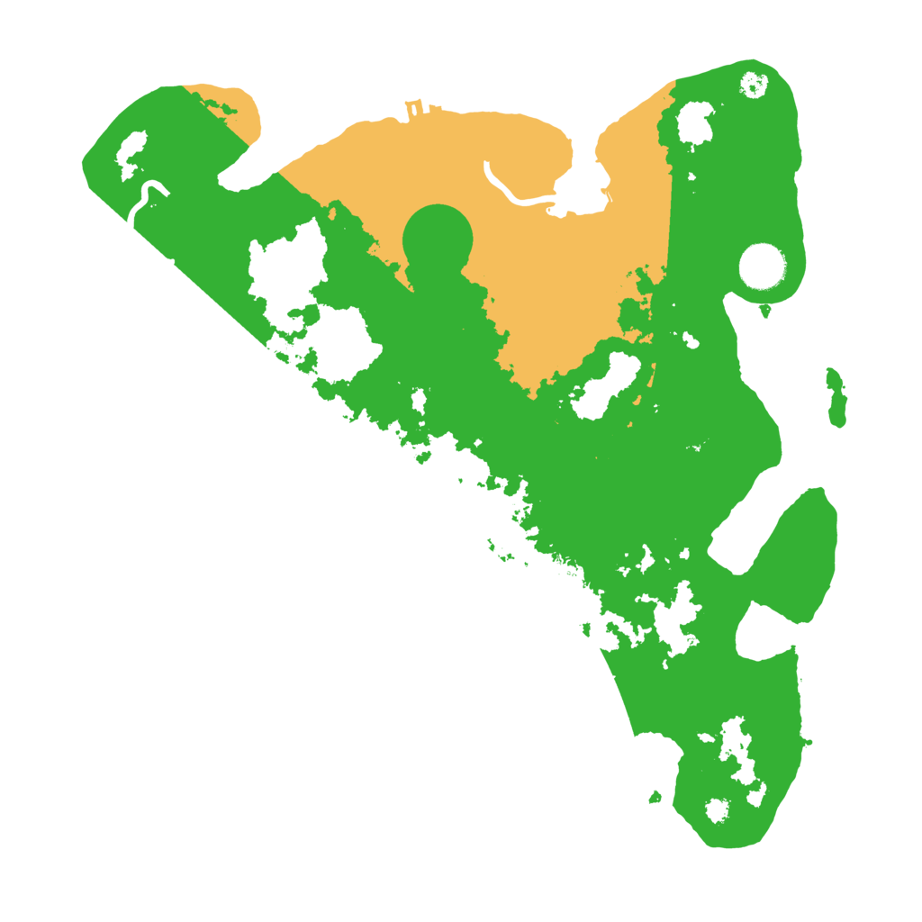 Biome Rust Map: Procedural Map, Size: 3500, Seed: 2703