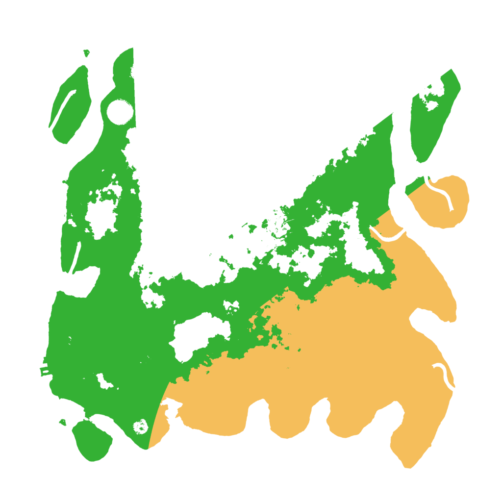 Biome Rust Map: Procedural Map, Size: 3550, Seed: 946429