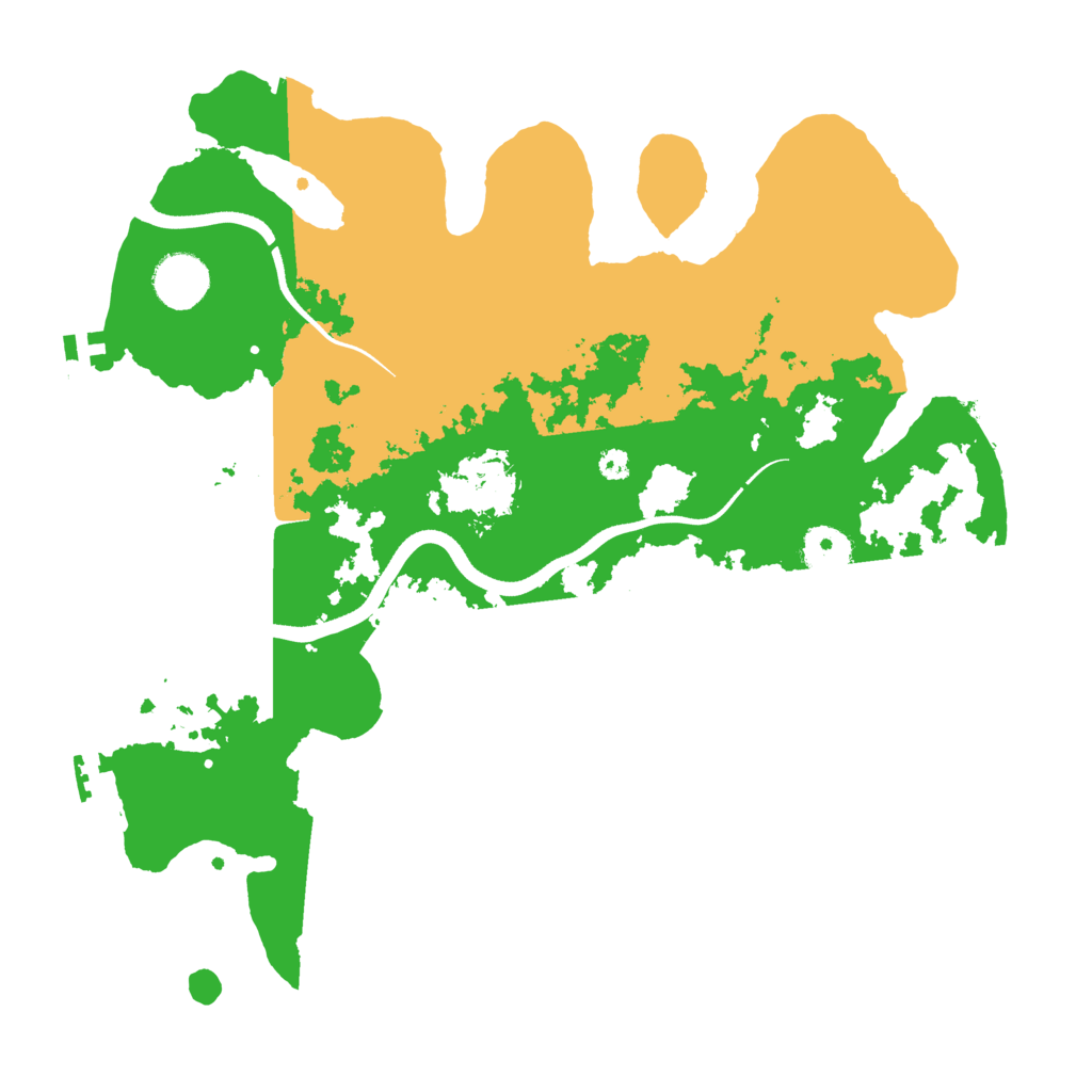 Biome Rust Map: Procedural Map, Size: 3550, Seed: 334467