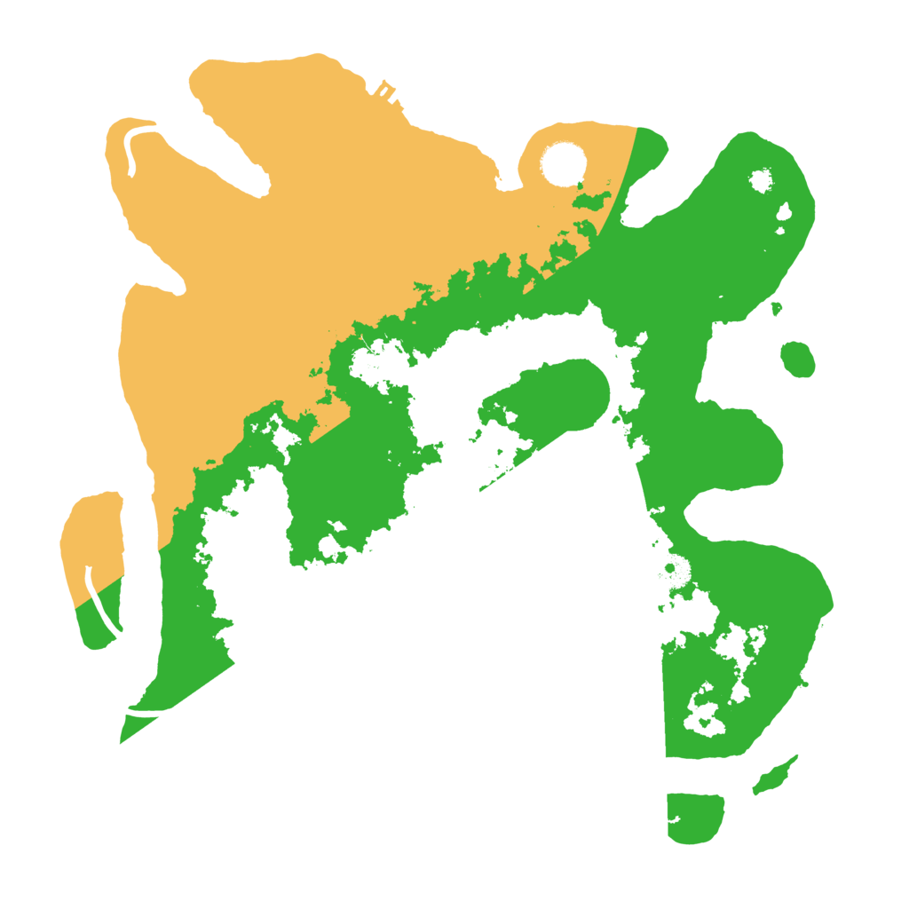 Biome Rust Map: Procedural Map, Size: 3550, Seed: 153154