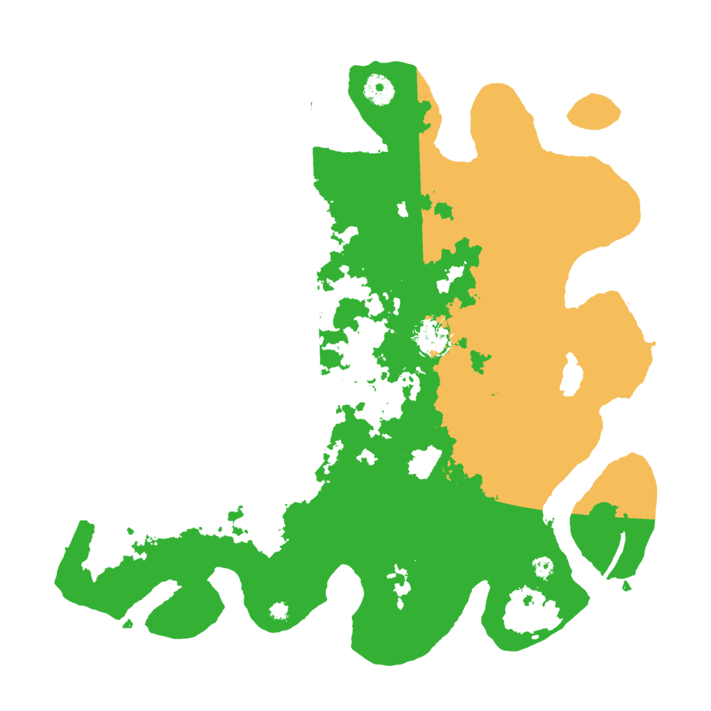 Biome Rust Map: Procedural Map, Size: 3550, Seed: 88917