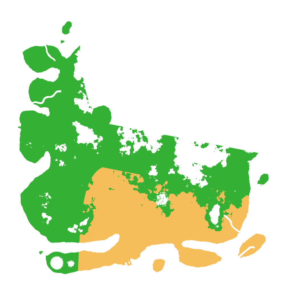 Biome Rust Map: Procedural Map, Size: 4000, Seed: 327085