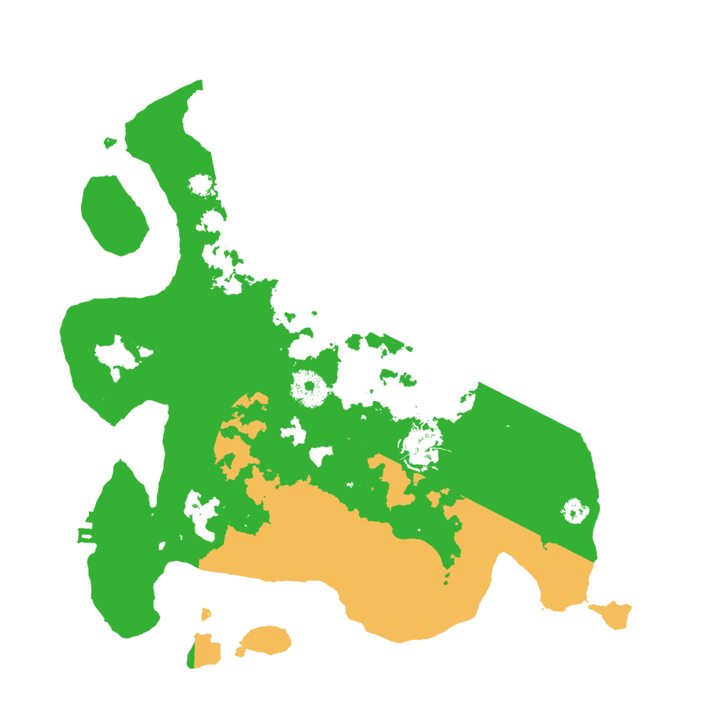 Biome Rust Map: Procedural Map, Size: 3000, Seed: 438653