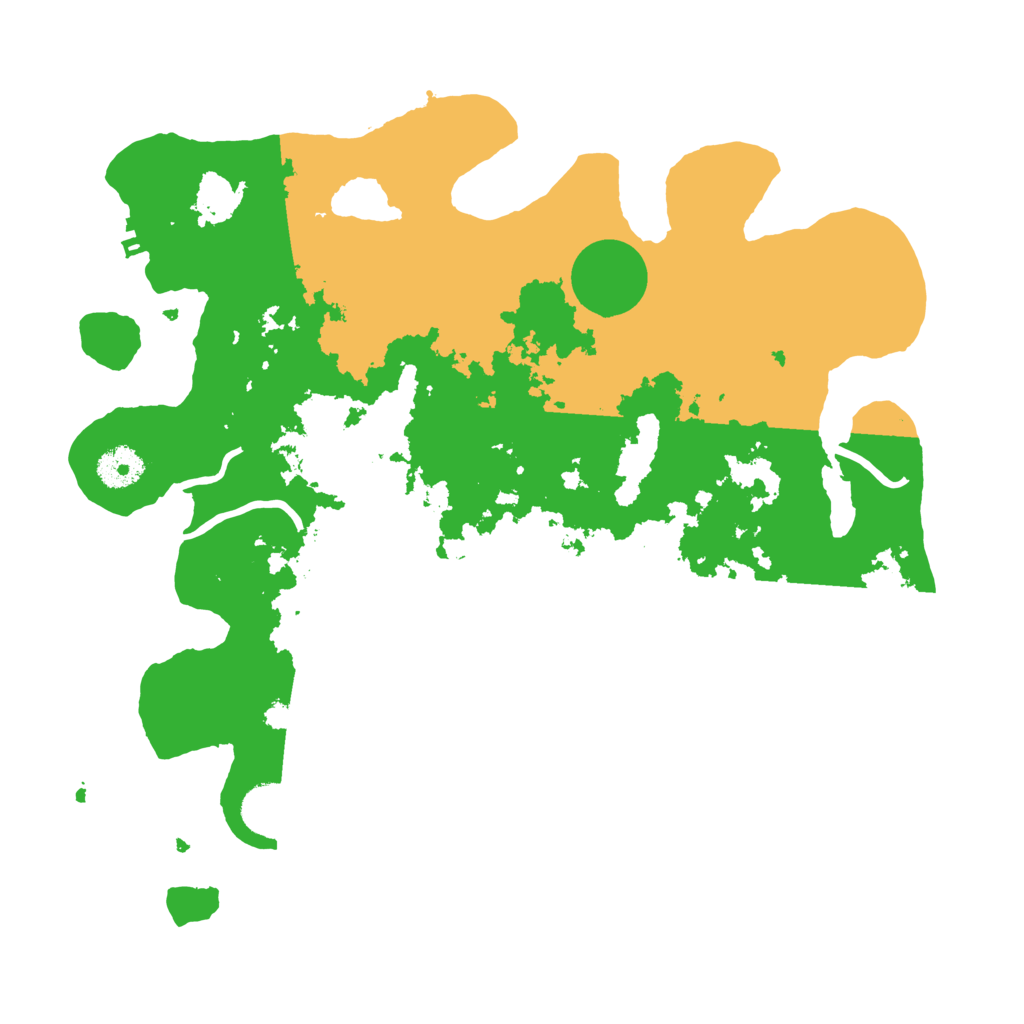 Biome Rust Map: Procedural Map, Size: 3550, Seed: 233638