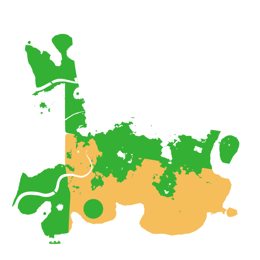 Biome Rust Map: Procedural Map, Size: 3500, Seed: 1328516089