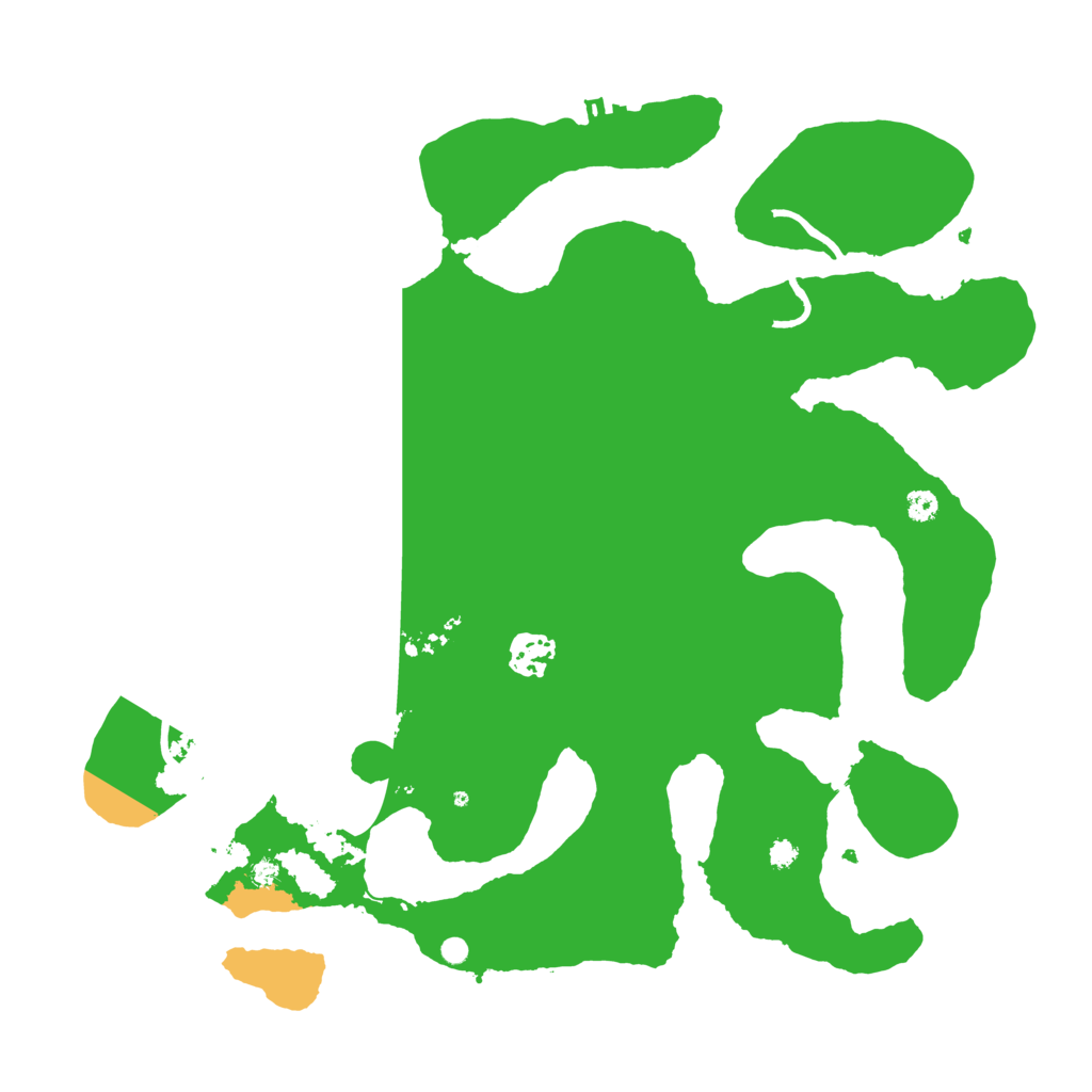 Biome Rust Map: Procedural Map, Size: 3550, Seed: 129306