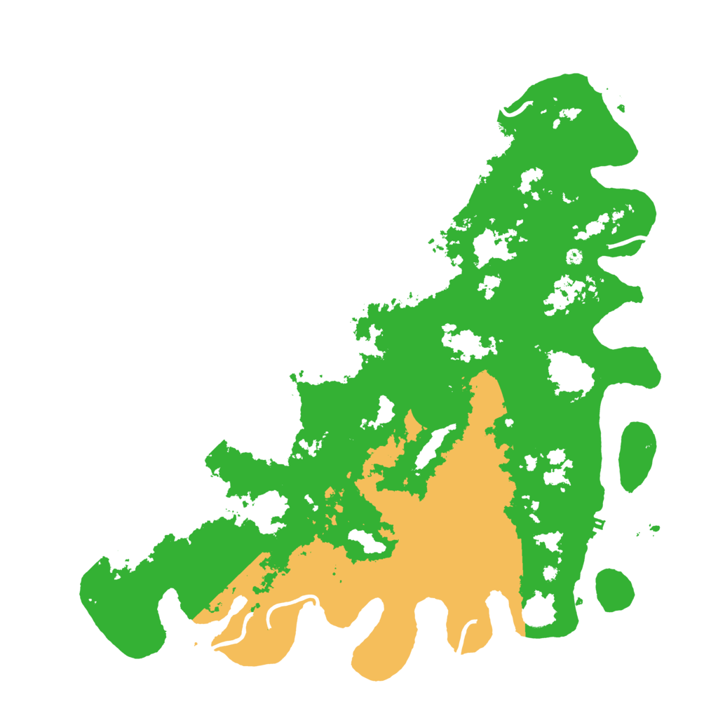 Biome Rust Map: Procedural Map, Size: 4500, Seed: 1259653204