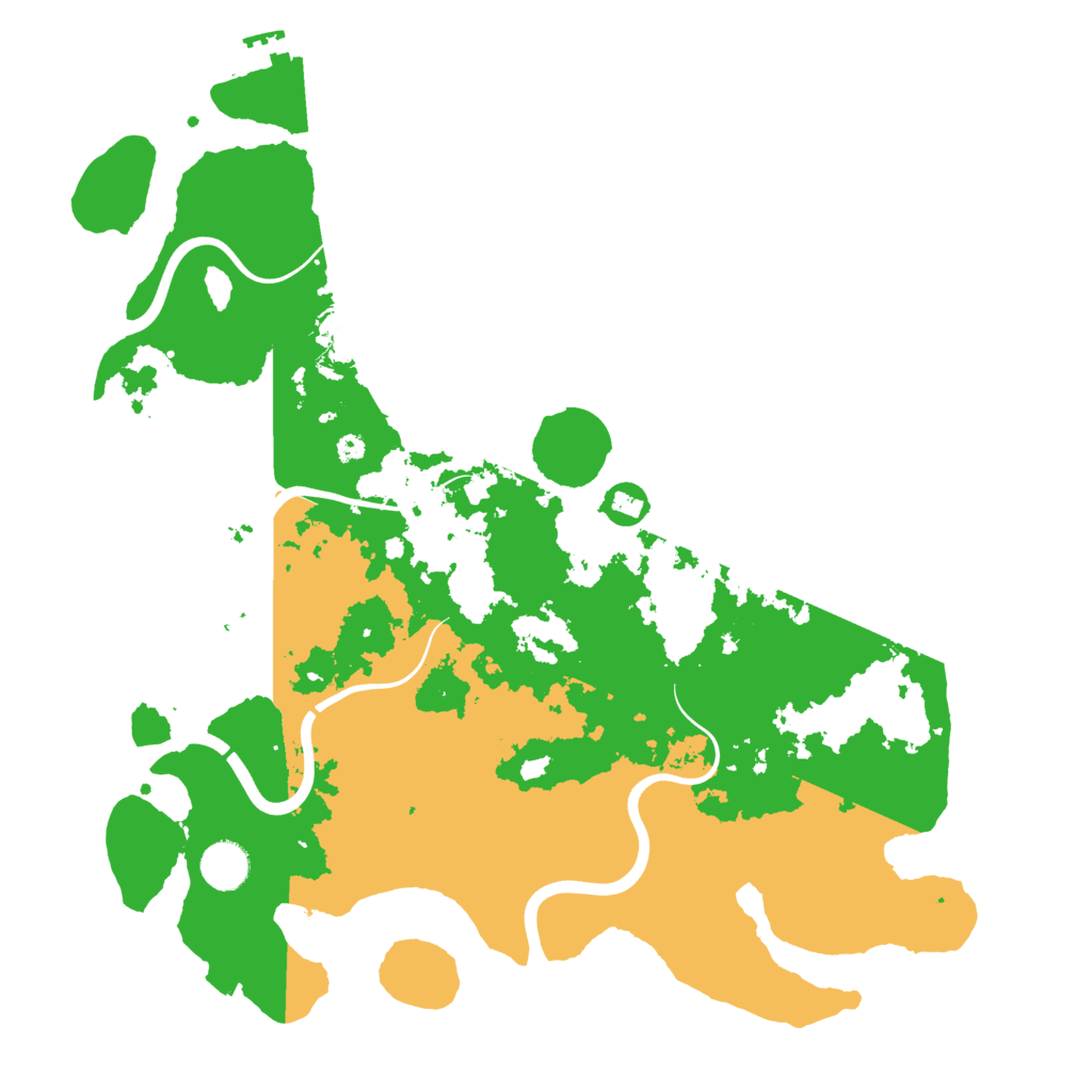 Biome Rust Map: Procedural Map, Size: 3950, Seed: 787862343
