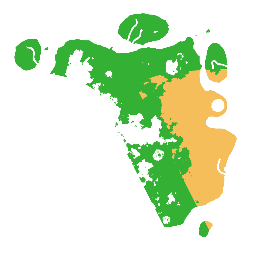 Biome Rust Map: Procedural Map, Size: 3500, Seed: 1494039406