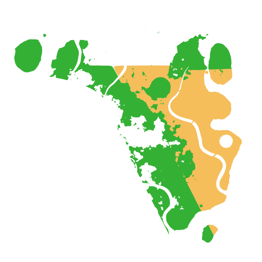 Biome Rust Map: Procedural Map, Size: 3500, Seed: 1494039406