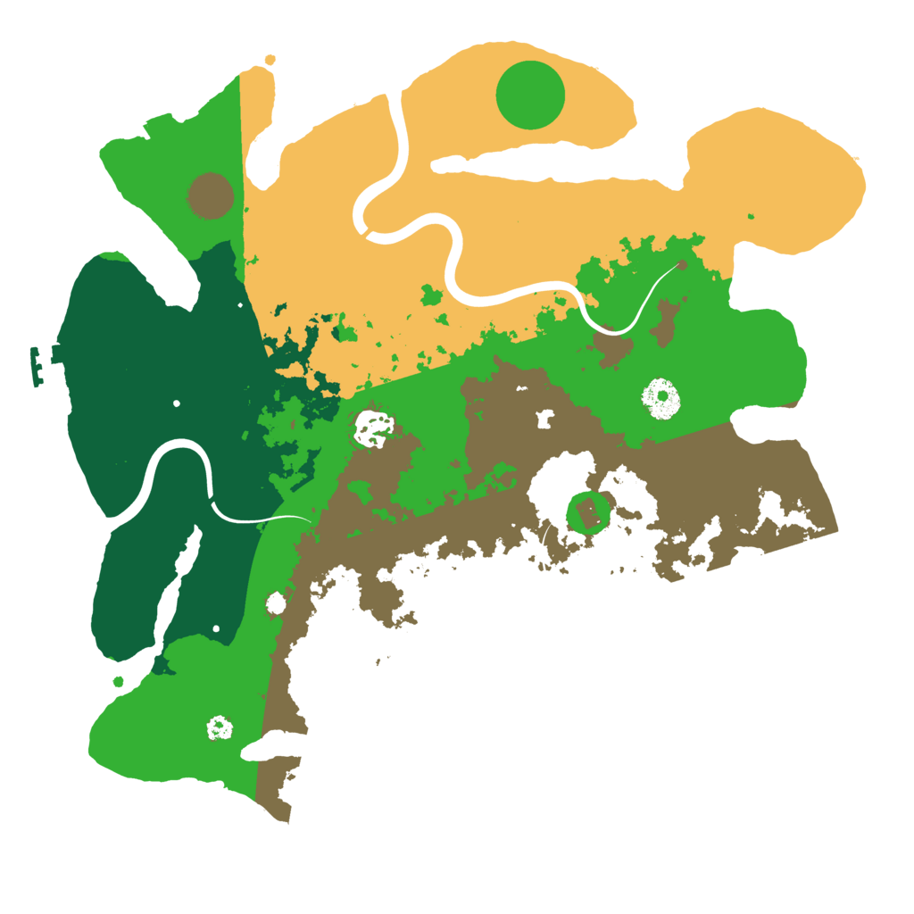 Biome Rust Map: Procedural Map, Size: 3500, Seed: 178
