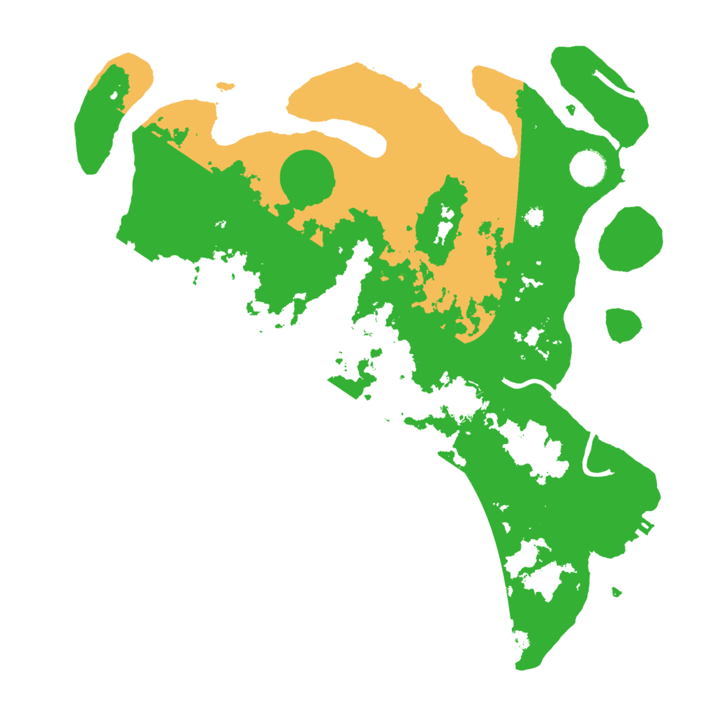 Biome Rust Map: Procedural Map, Size: 3500, Seed: 565488