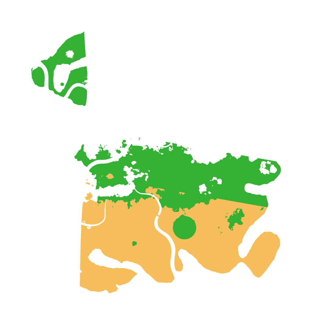 Biome Rust Map: Procedural Map, Size: 3550, Seed: 89334