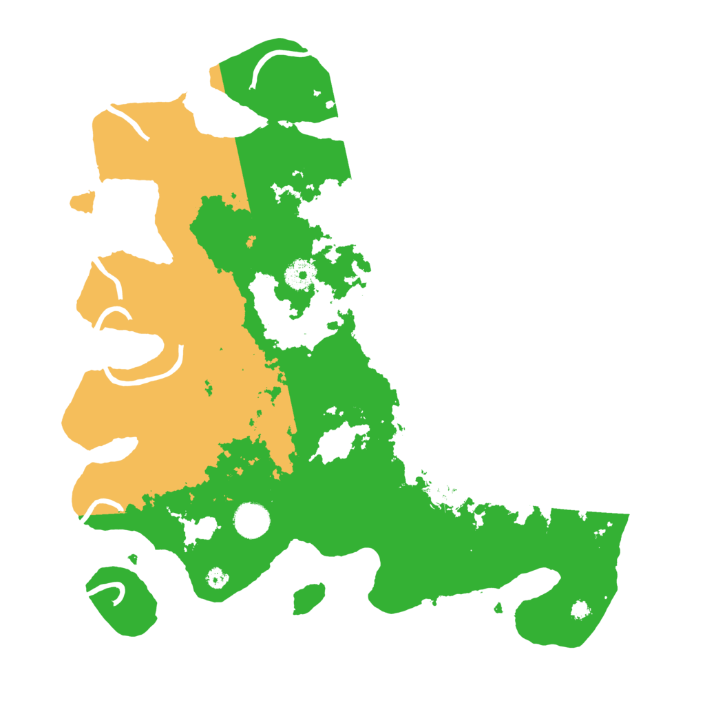 Biome Rust Map: Procedural Map, Size: 3500, Seed: 102