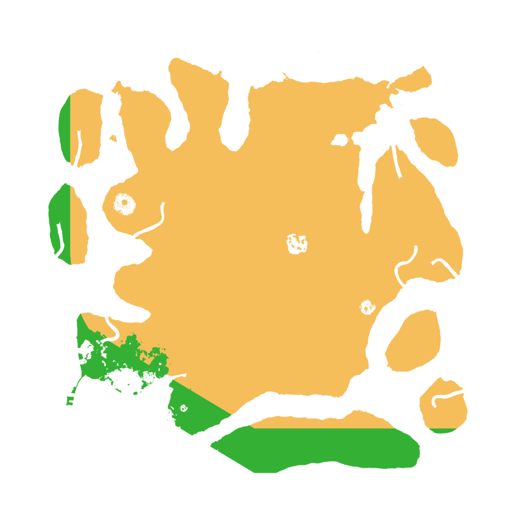 Biome Rust Map: Procedural Map, Size: 3550, Seed: 753036