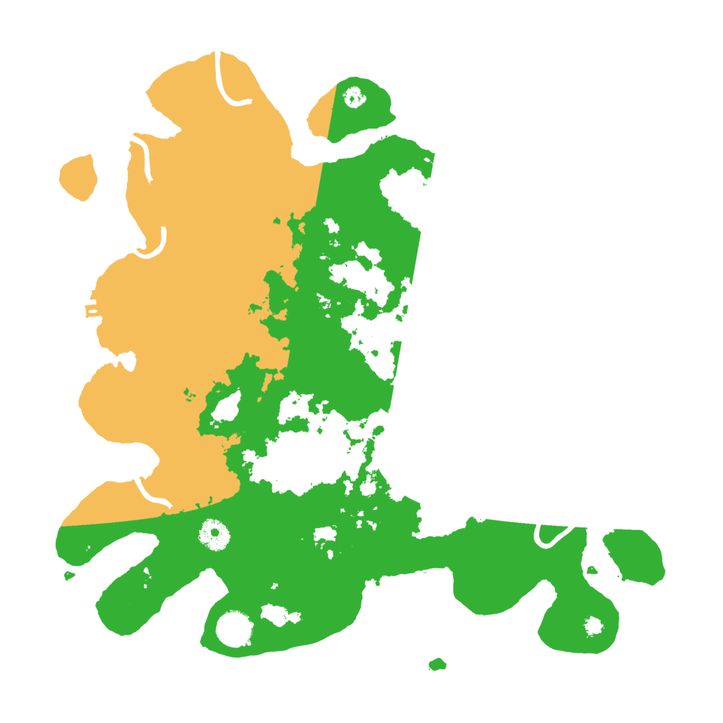 Biome Rust Map: Procedural Map, Size: 3550, Seed: 986345