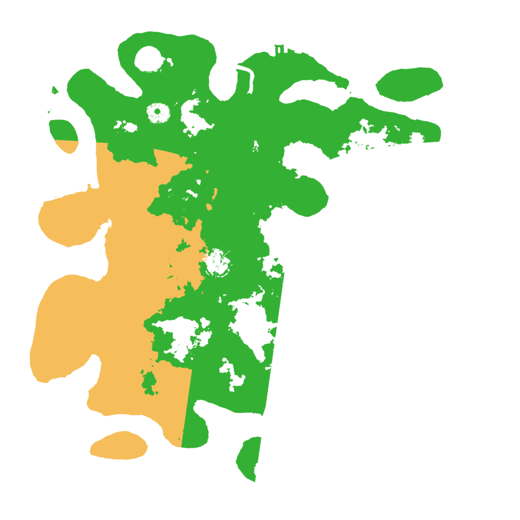 Biome Rust Map: Procedural Map, Size: 3550, Seed: 892224