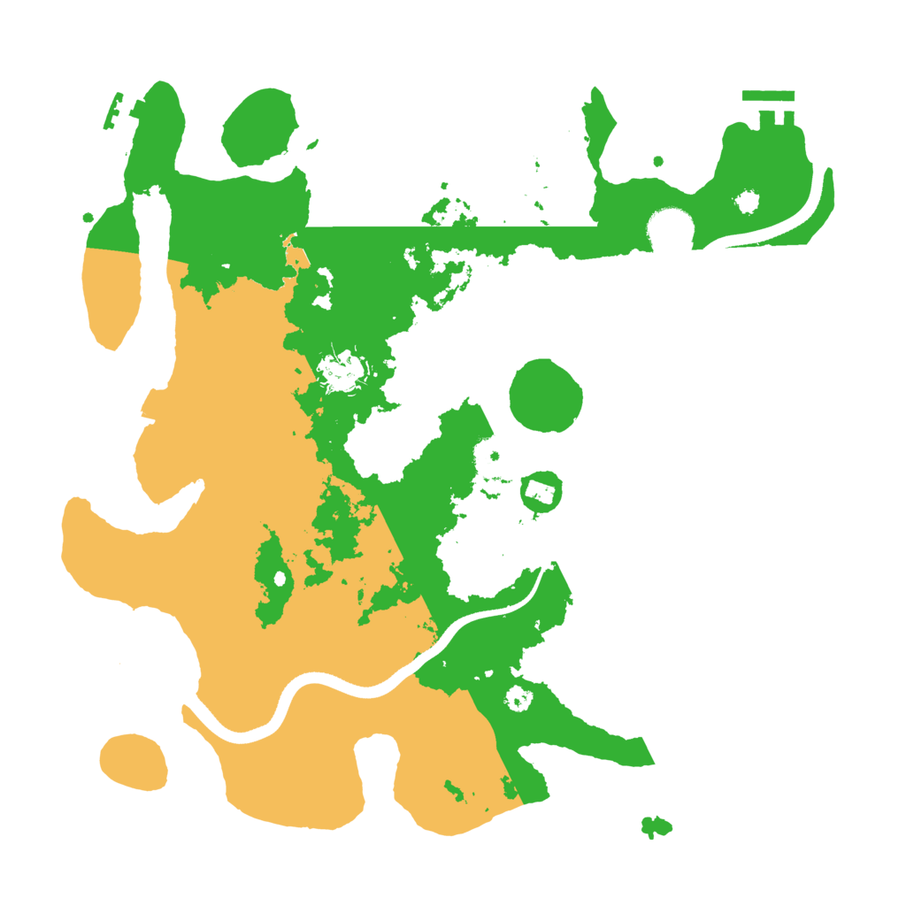Biome Rust Map: Procedural Map, Size: 3500, Seed: 1502395904