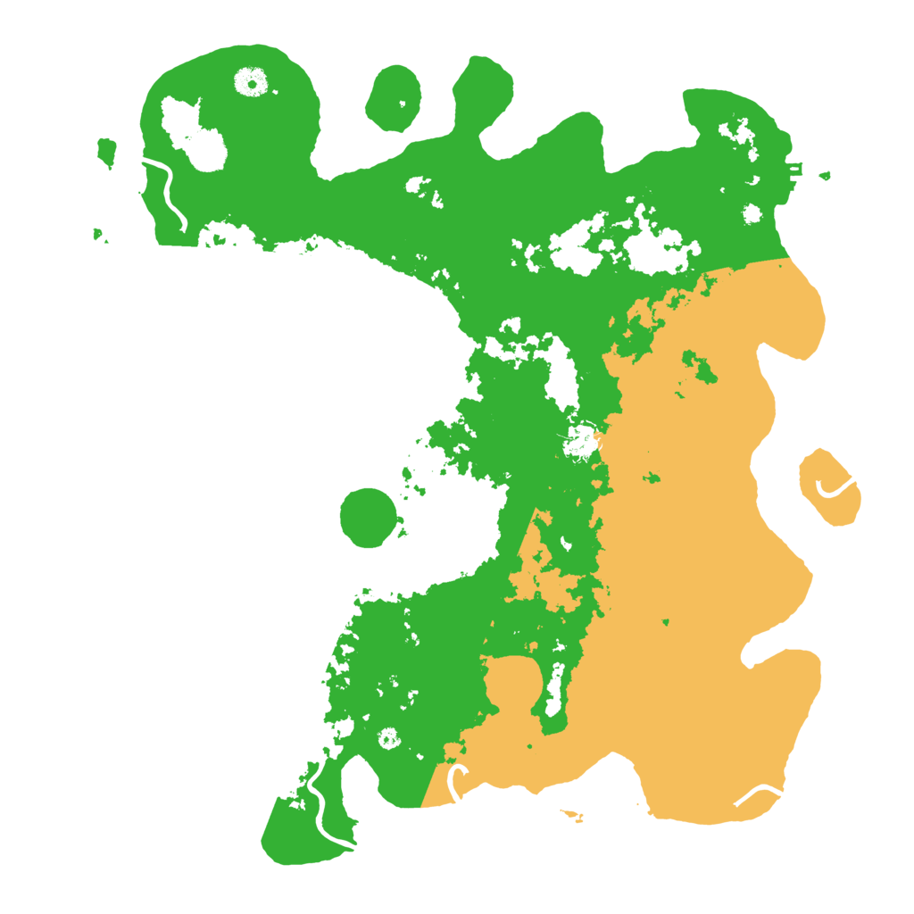 Biome Rust Map: Procedural Map, Size: 4300, Seed: 23672723