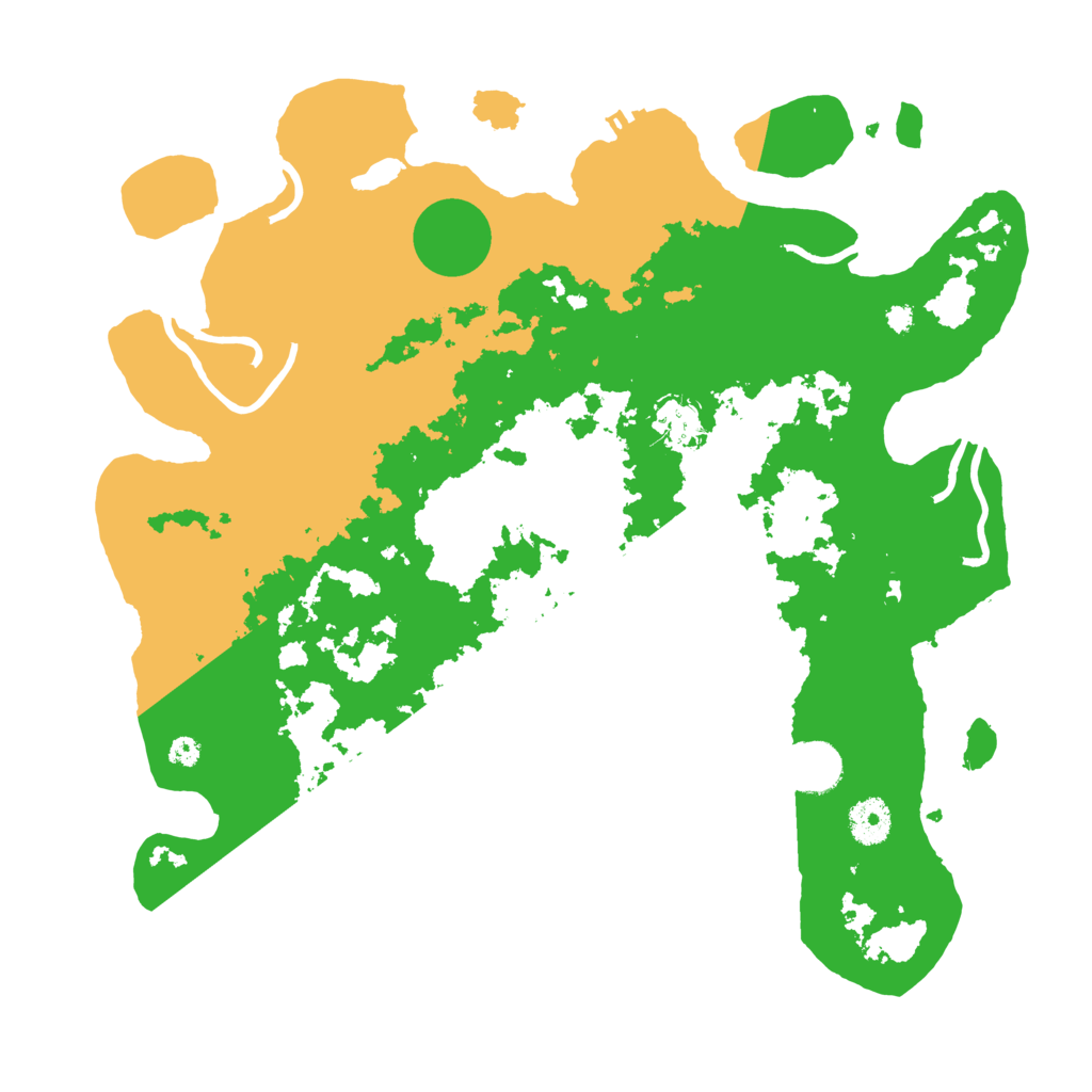 Biome Rust Map: Procedural Map, Size: 3700, Seed: 1367087798
