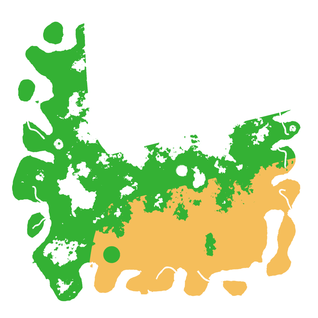 Biome Rust Map: Procedural Map, Size: 5000, Seed: 1